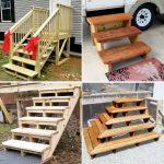 How to Build Free Standing Wooden Steps (20 Ideas)