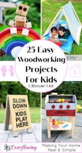 25 Easy Woodworking Projects For Kids