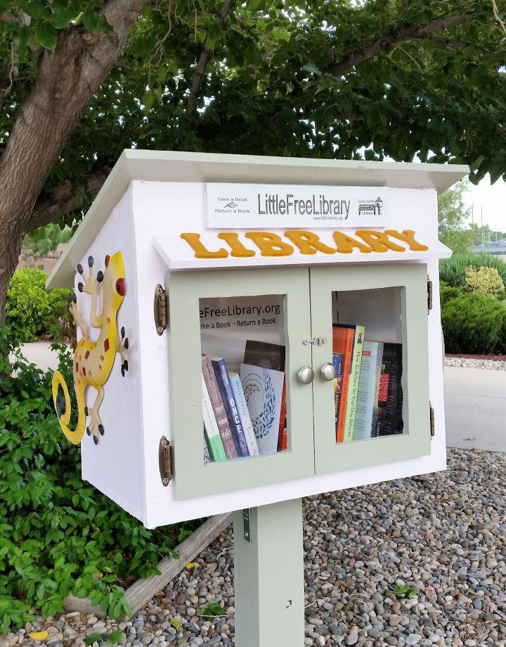 Adorable Little Free Library