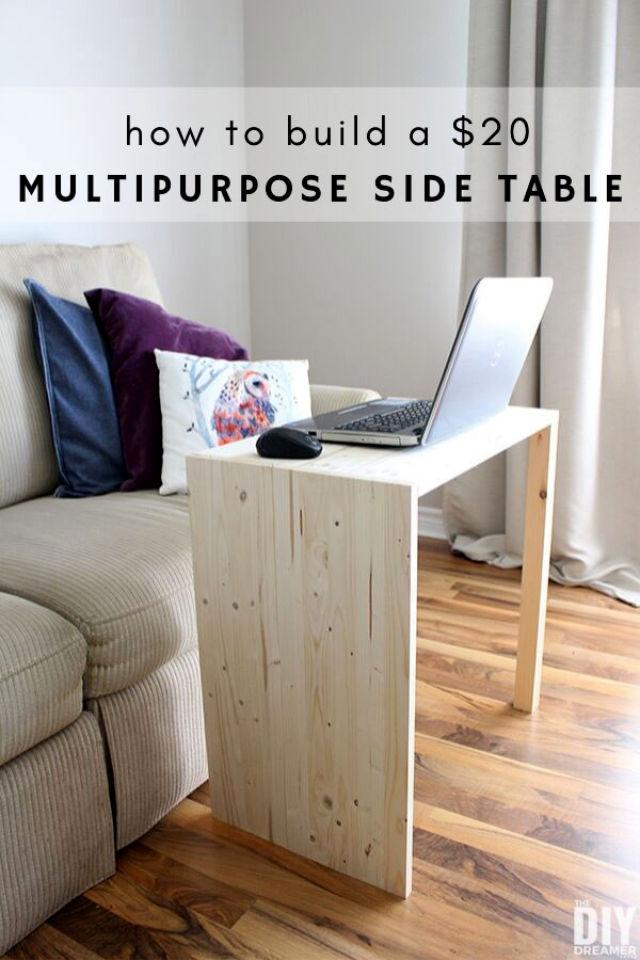 Build a 20 Multipurpose Side Table