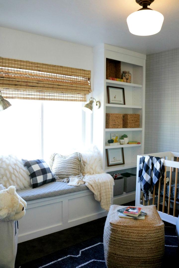 Build a Window Seat and Built in Bookcase