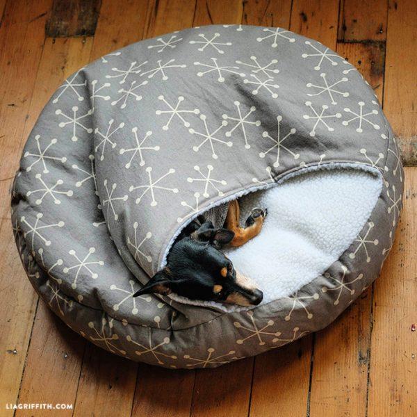30 Homemade DIY Dog Bed Ideas (How to Make a Dog Bed)