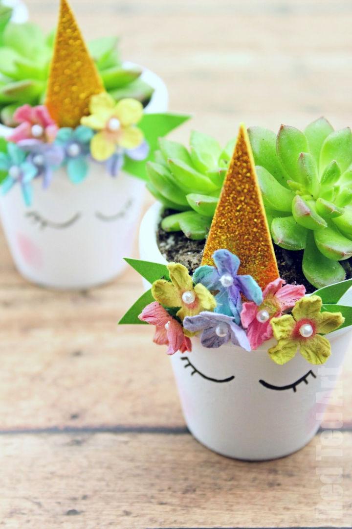 Clay Pot Unicorn Craft