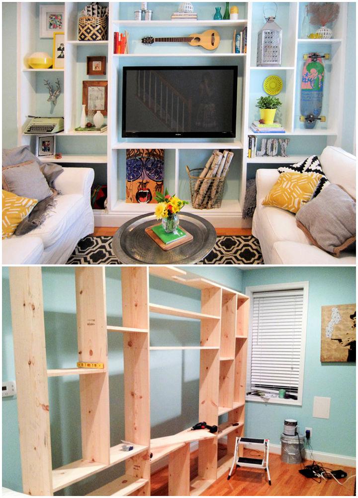 How to Make Built-in Wooden Shelves