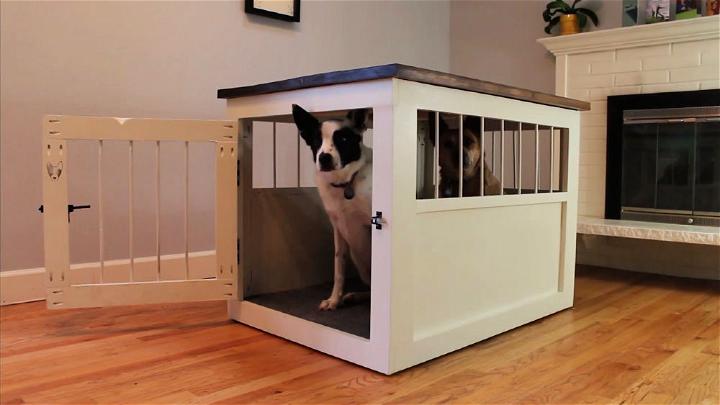 DIY Dog Kennel From 2x4s