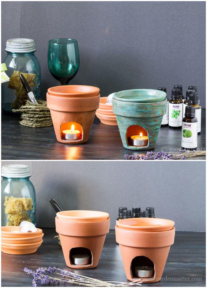 DIY Clay Pot Essential Oil Diffuser