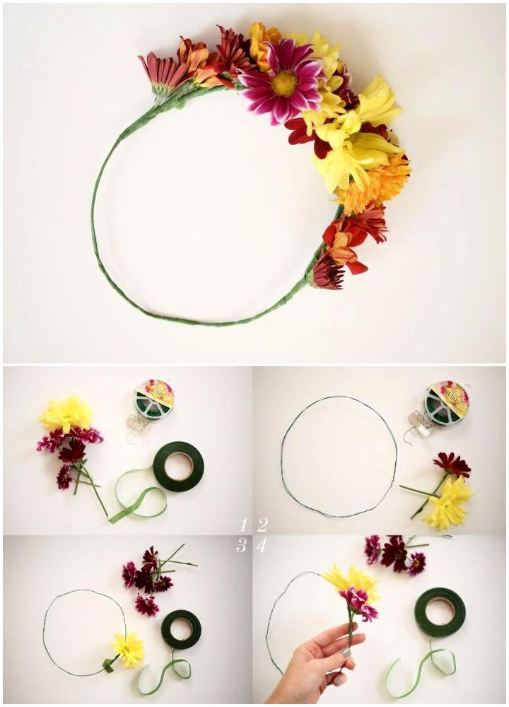 DIY Fresh Flower Crown