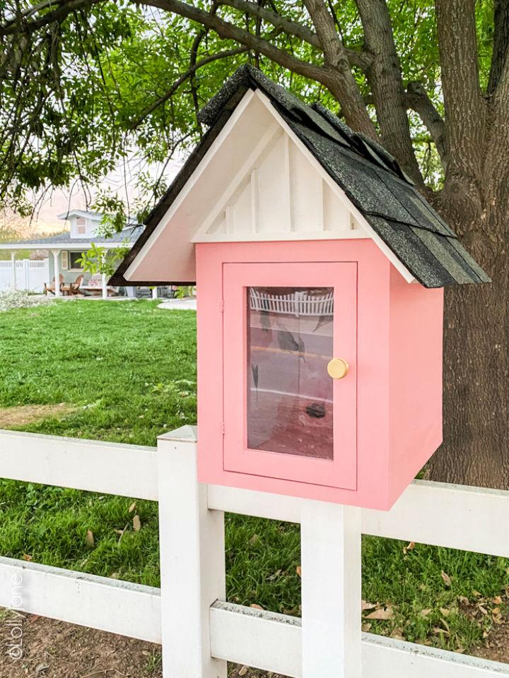 DIY Pink Little Free Library