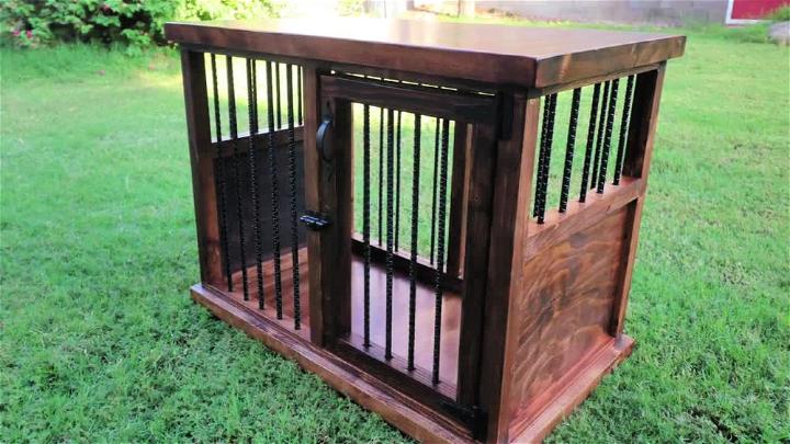 Inexpensive DIY Wooden Dog Crate