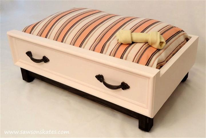 Dog Bed With a Recycled Drawer Look