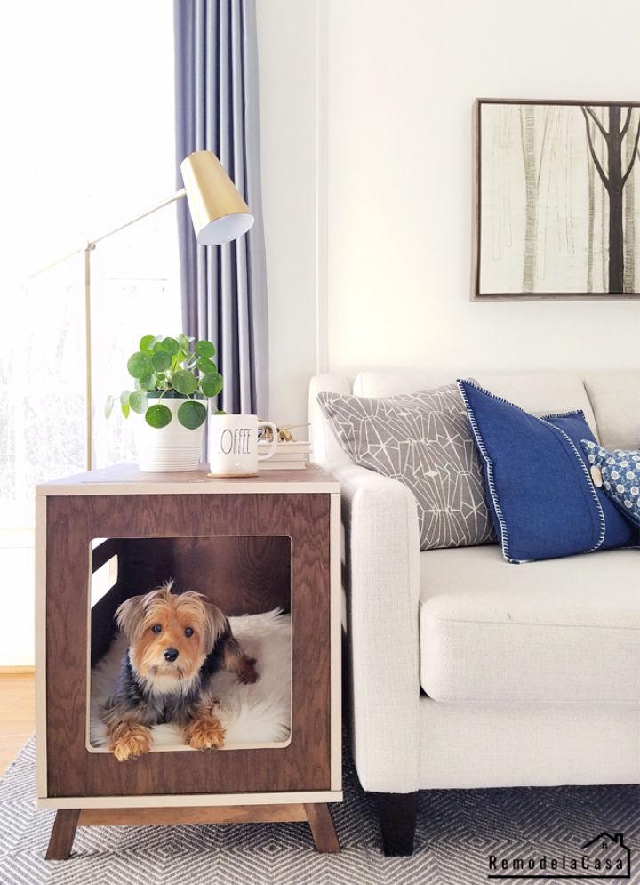 Budget-Friendly DIY Dog Crate Table