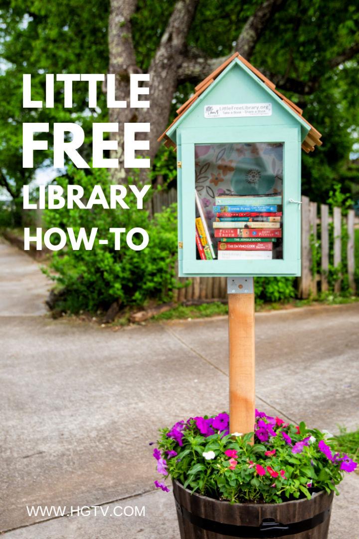 Make a Little Free Library for Your Neighborhood