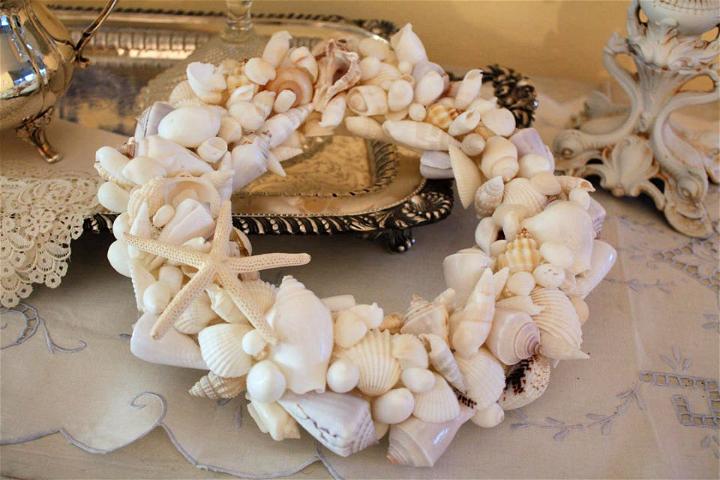 How To Make a Seashell Wreath