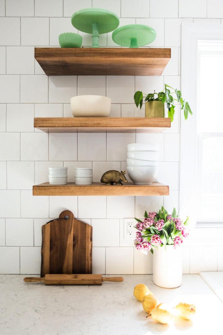 How to Make Floating Shelves - Step by Step