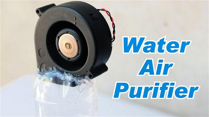 Simple DIY Air Purifier Using Water