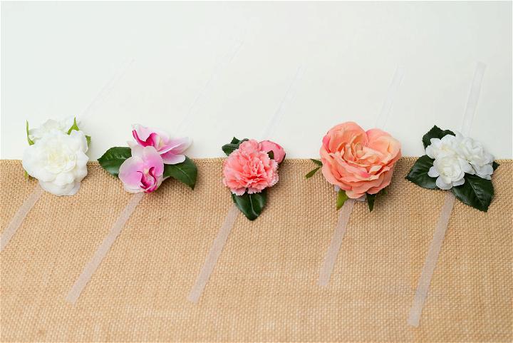 How to Make Wedding Corsage