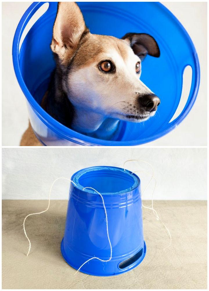 Diy cone outlet collar for dogs