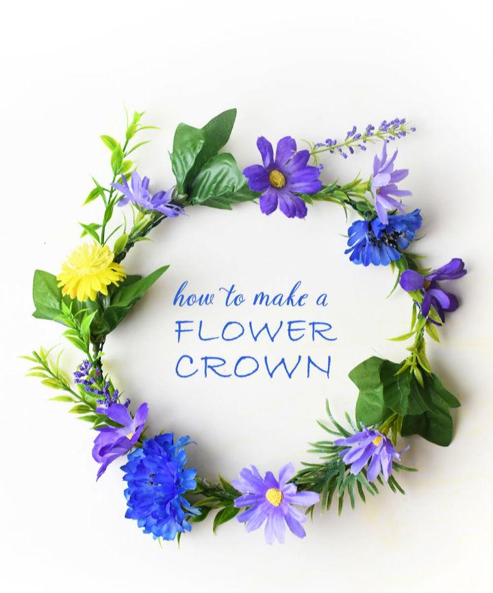 DIY Floral Crown - Step by Step instructions
