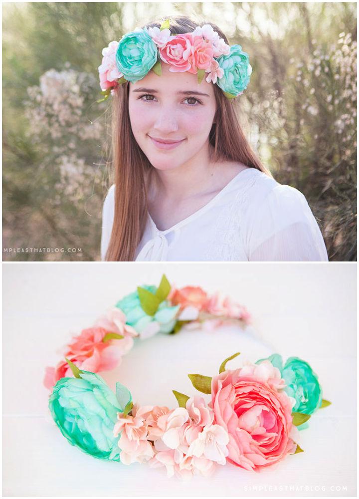 How to Make a Flower Crown Headband