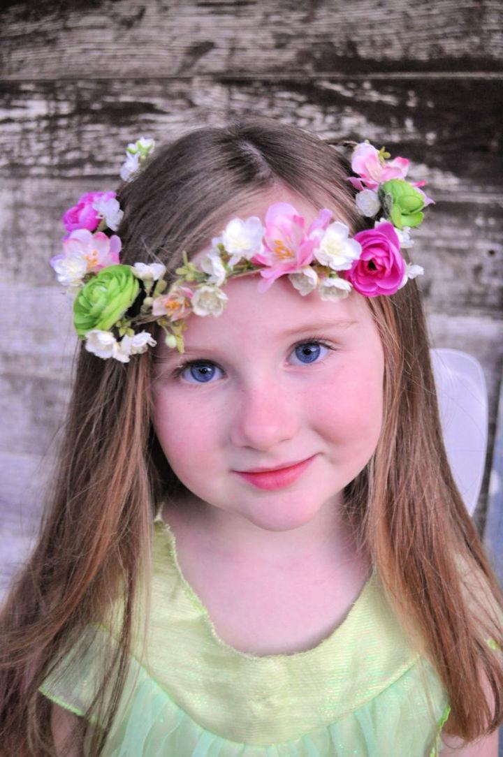 Make a Real Flower Crown Without Wire