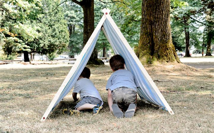 How to Make an A-frame Play Tent