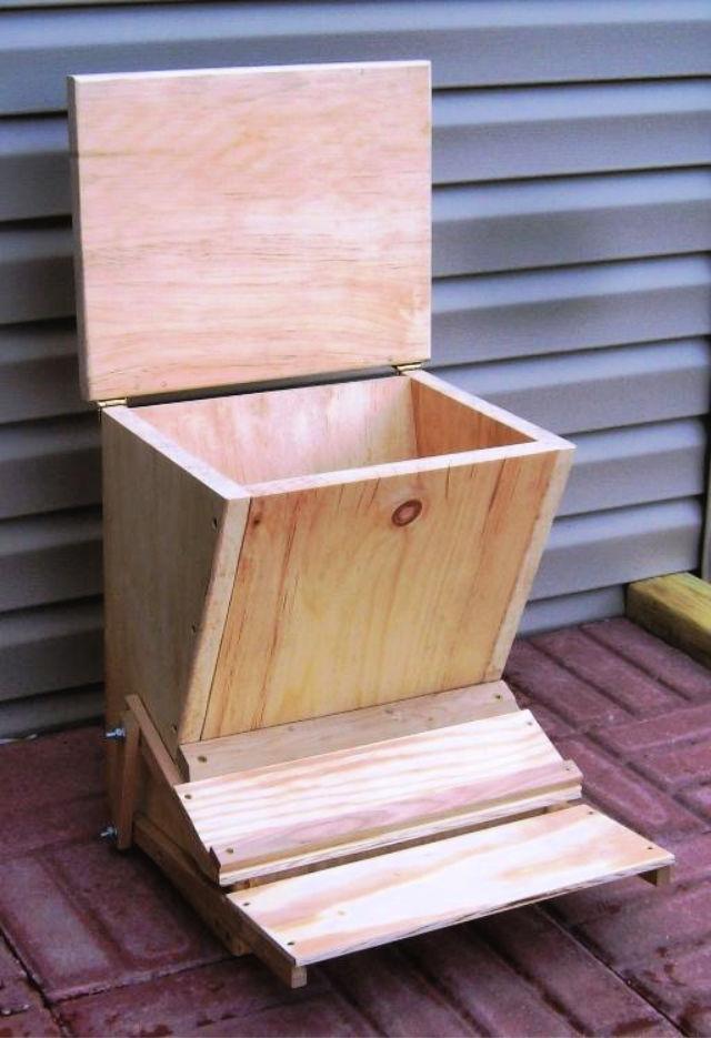 How to Build a Treadle Chicken Feeder