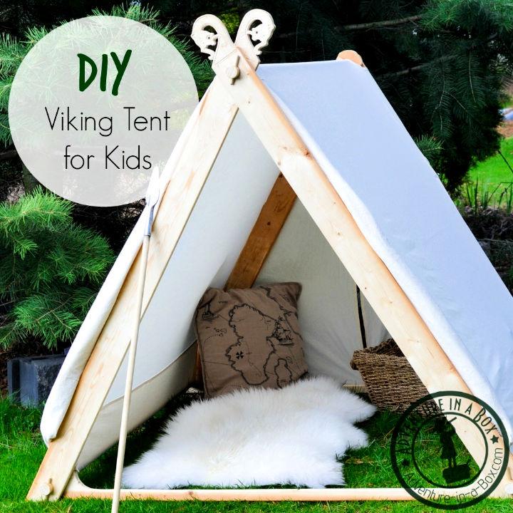 Making a Viking Play Tent