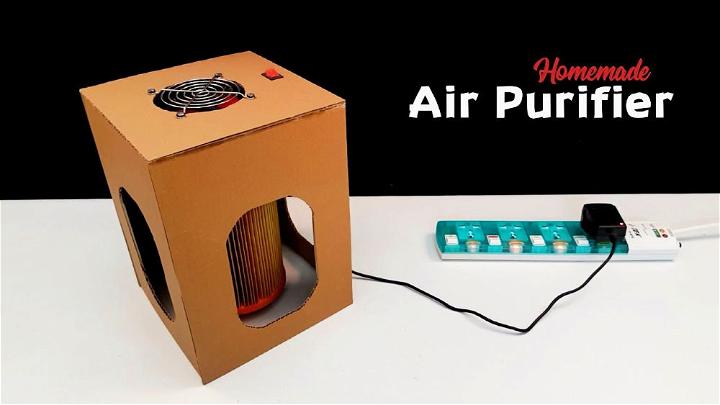Make Air Purifier from Cardboard at Home