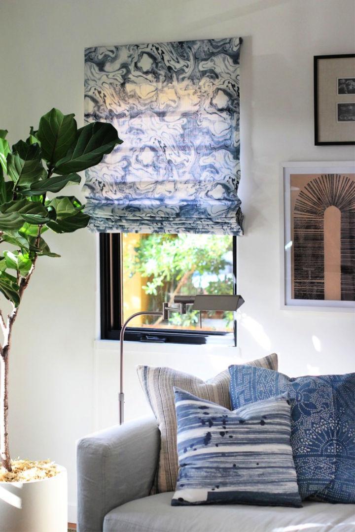 Make Roman Shades With Mini Blinds