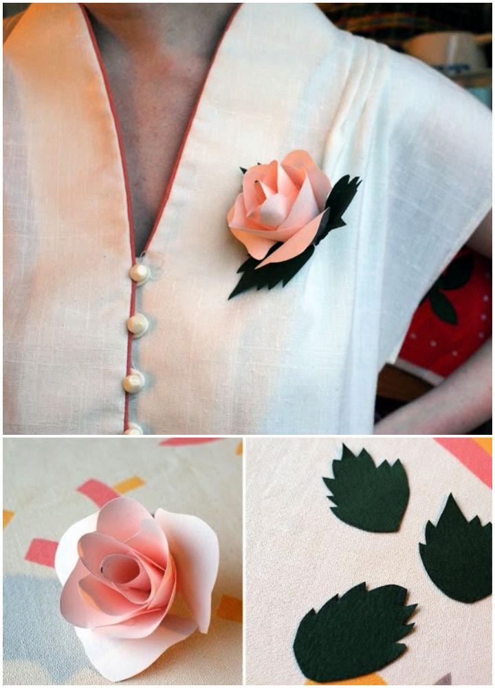 Making a Paper Flower Corsage