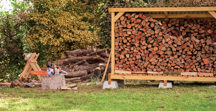 Make Your Own Firewood Shelter