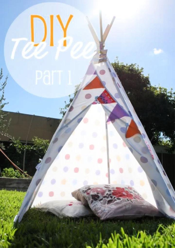 Handmade Tee Pee Tent