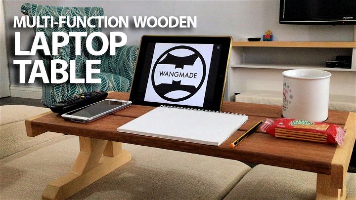 Multi Function Wooden Laptop Table