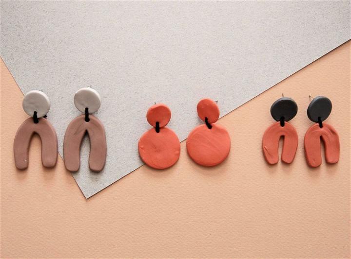 Make Neutrals Polymer Clay Earrings