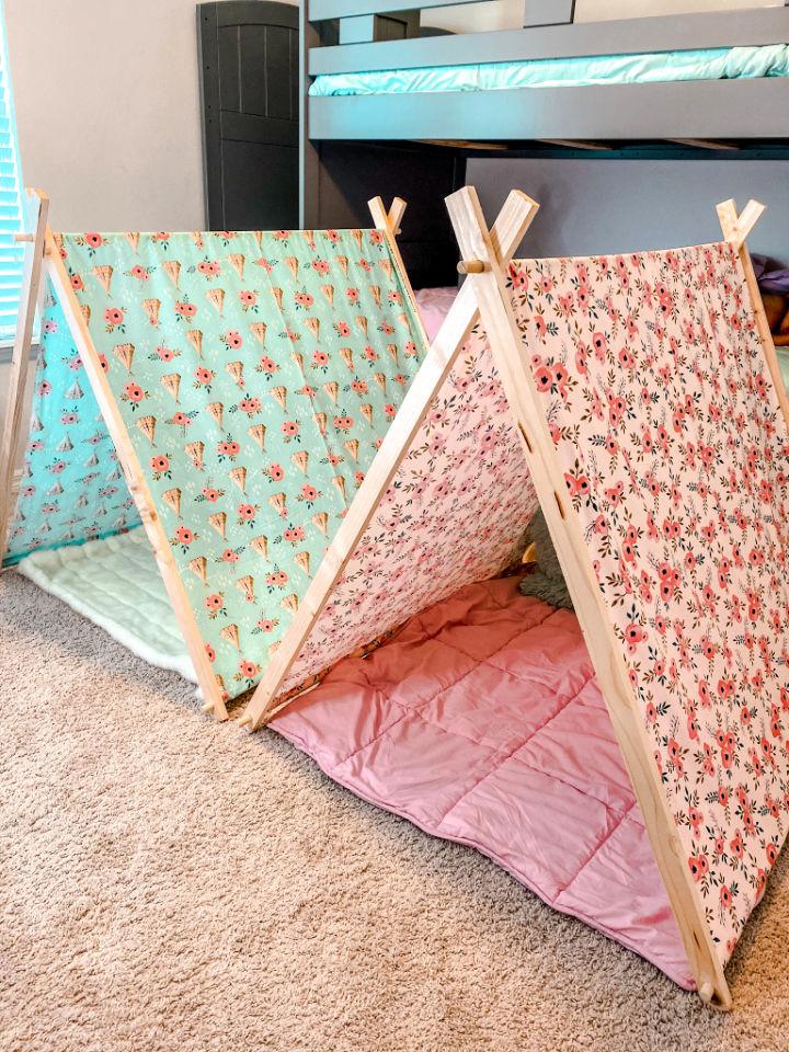 No Sew DIY Kids Play Tent