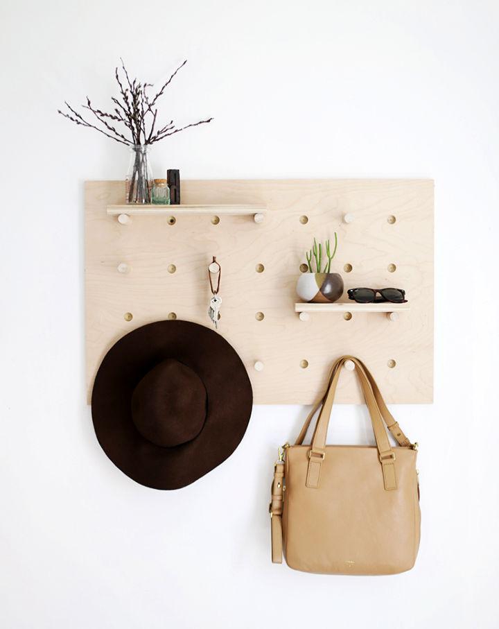 How to Build a Pegboard Wall Organizer