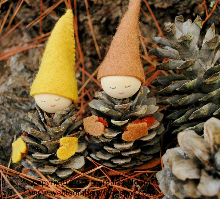  DIY Pinecone Gnomes