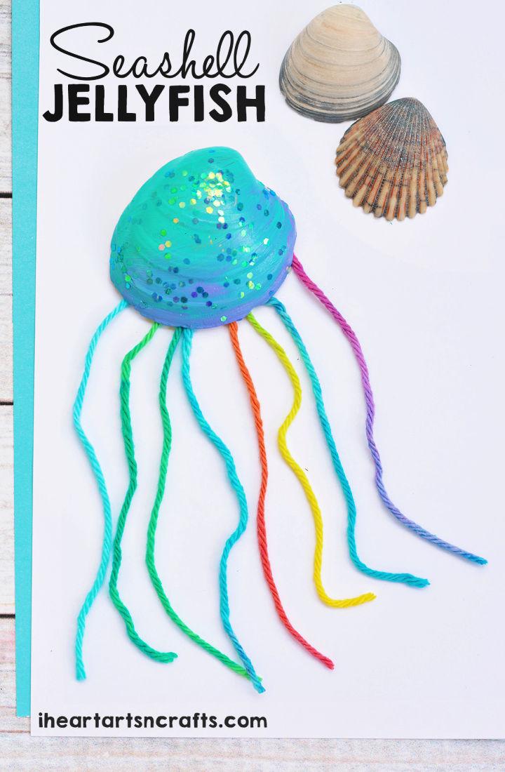 Seashell Jellyfish Craft for Kids