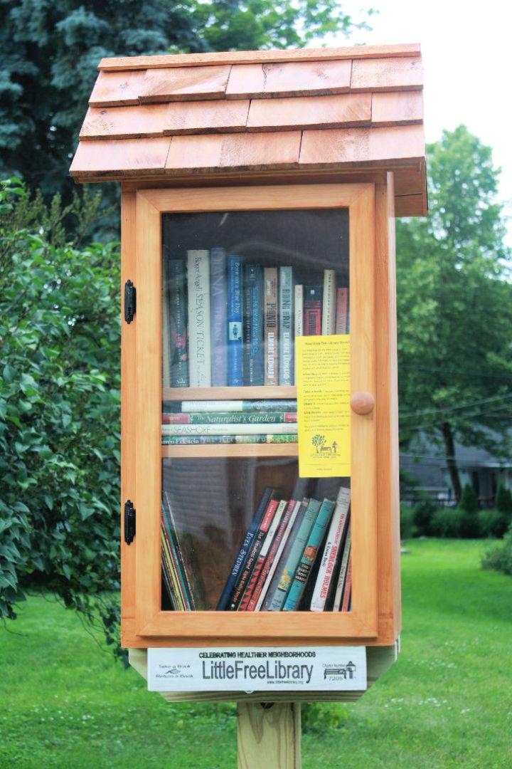 Simple and Easy Wooden Little Free Library