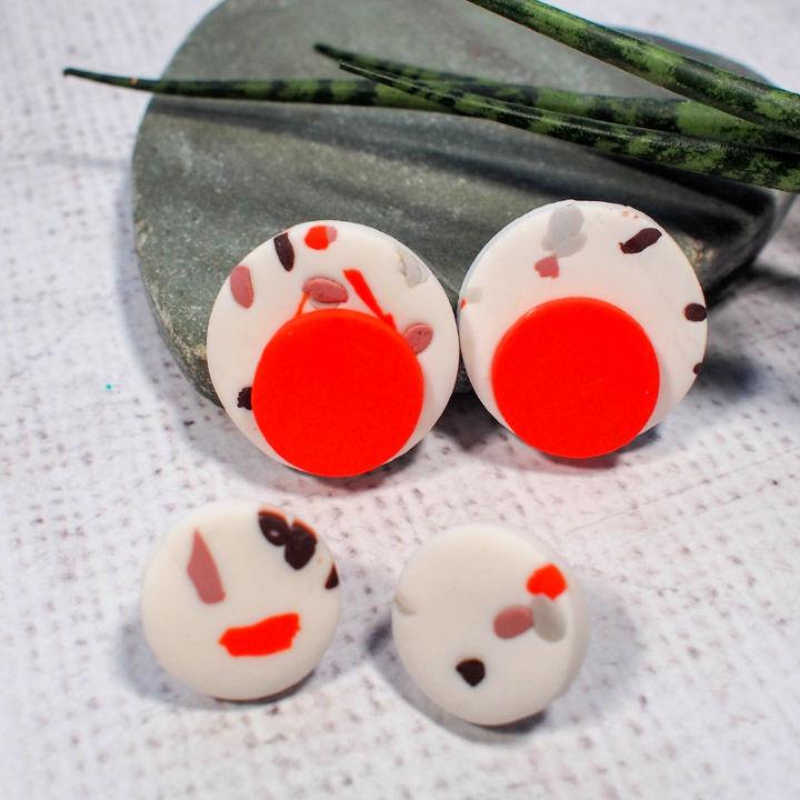 How to Make Terrazzo Earrings Using Leftover Polymer Clay