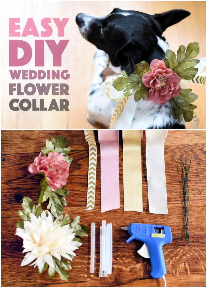 Make Wedding Flower Dog Collar Or Leash