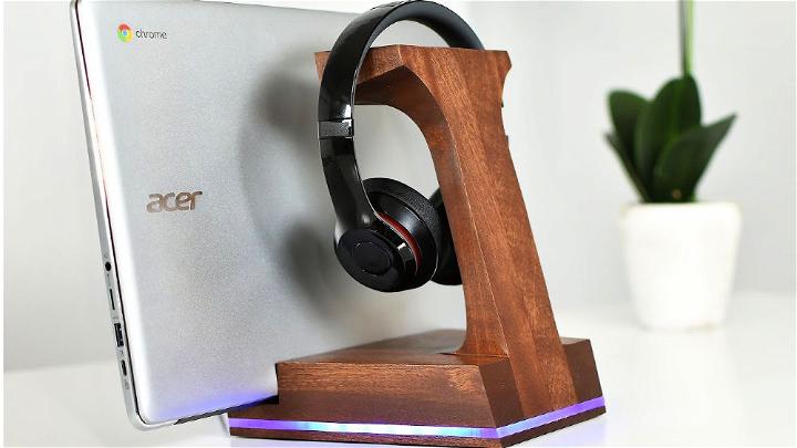 Build a Wooden Headphone Stand