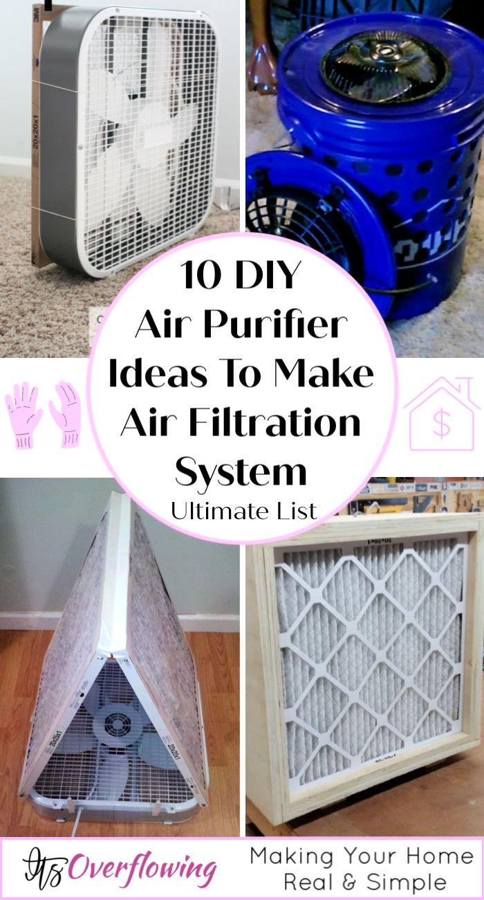 Homemade air store purifier for smoke