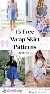 Wrap Skirt Pattern (15 Free Sewing Patterns)