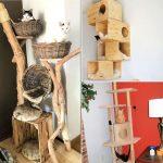 20 Free DIY Cat Tree House Plans (How to Build)