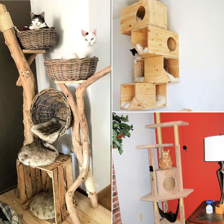 20 Free DIY Cat Tree House Plans How To Build 