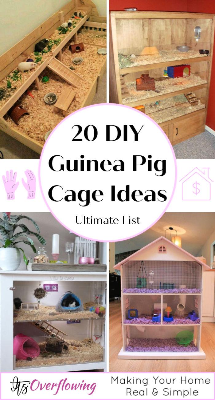 20 Homemade DIY Guinea Pig Cage Ideas To Build Your Own - how to make a guinea pig cage