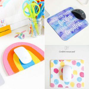25 Easy To Make DIY Mouse Pad Ideas - homemade mouse pad
