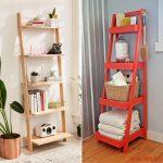 25 Easy DIY Ladder Shelf Plans (How To Build Guide)
