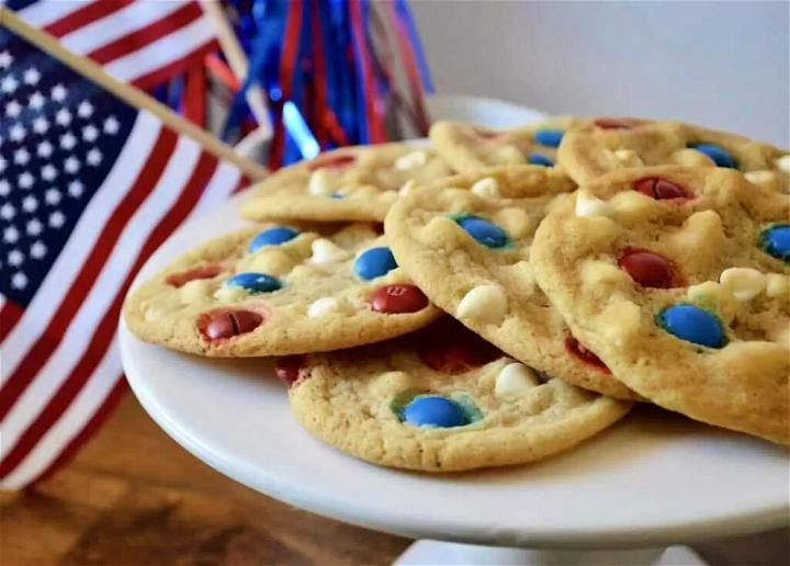 4th Of July Cookies With Mm’s 1